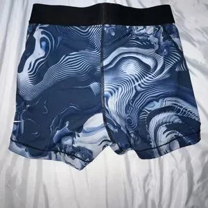 Nike Shorts Nike Pro Dri Fit Spandex In Blue Marble Poshmark
